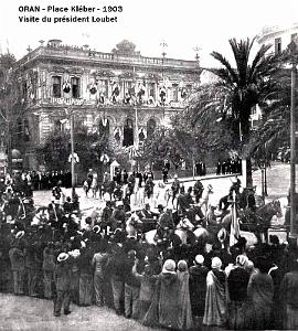 Oran- SDV- 4992- Oran Place Kleber- Loubet 1903